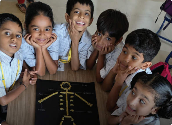 Children in a circle time session